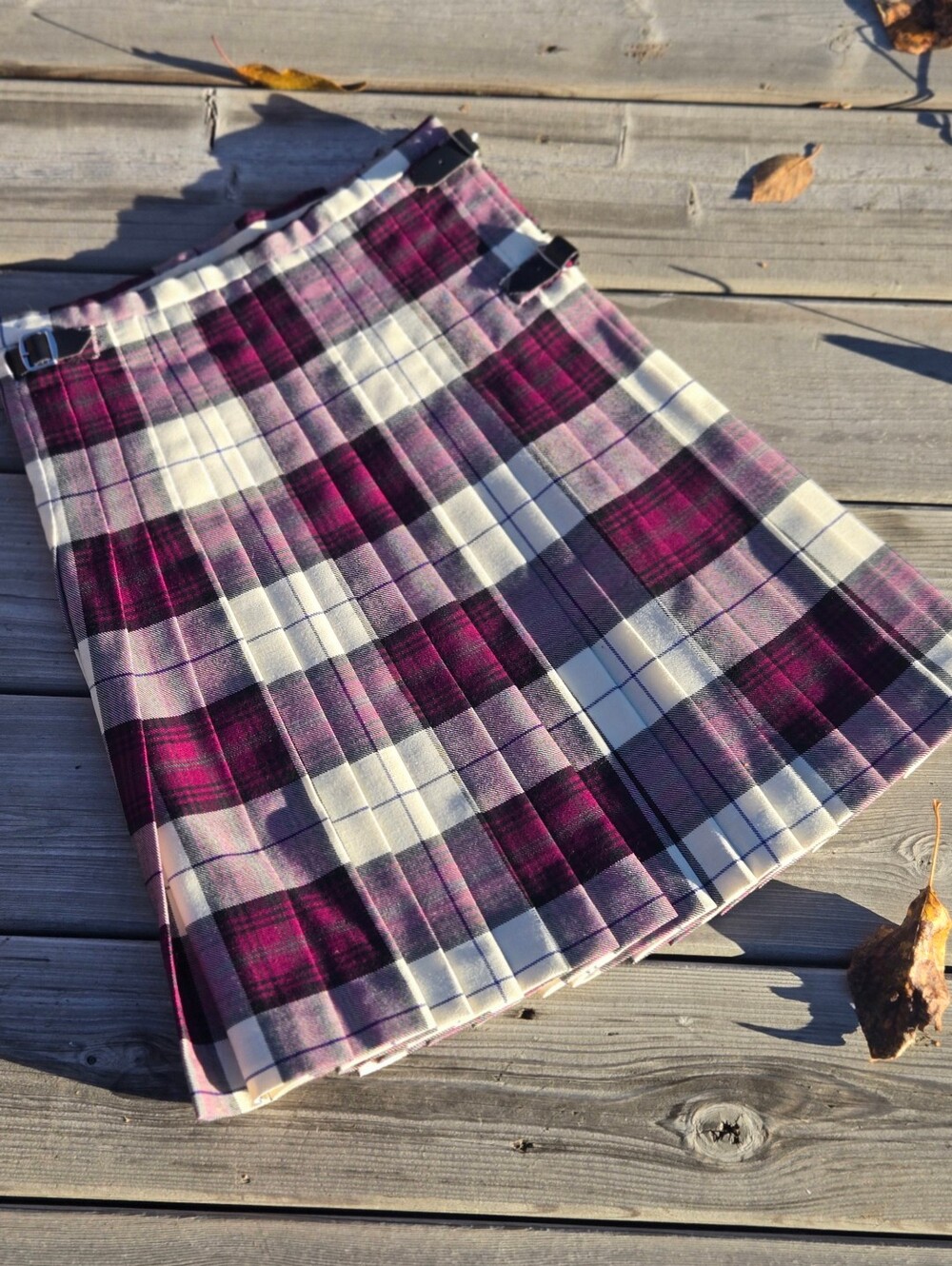 Highland Pleated Plaid Kilt Skirt